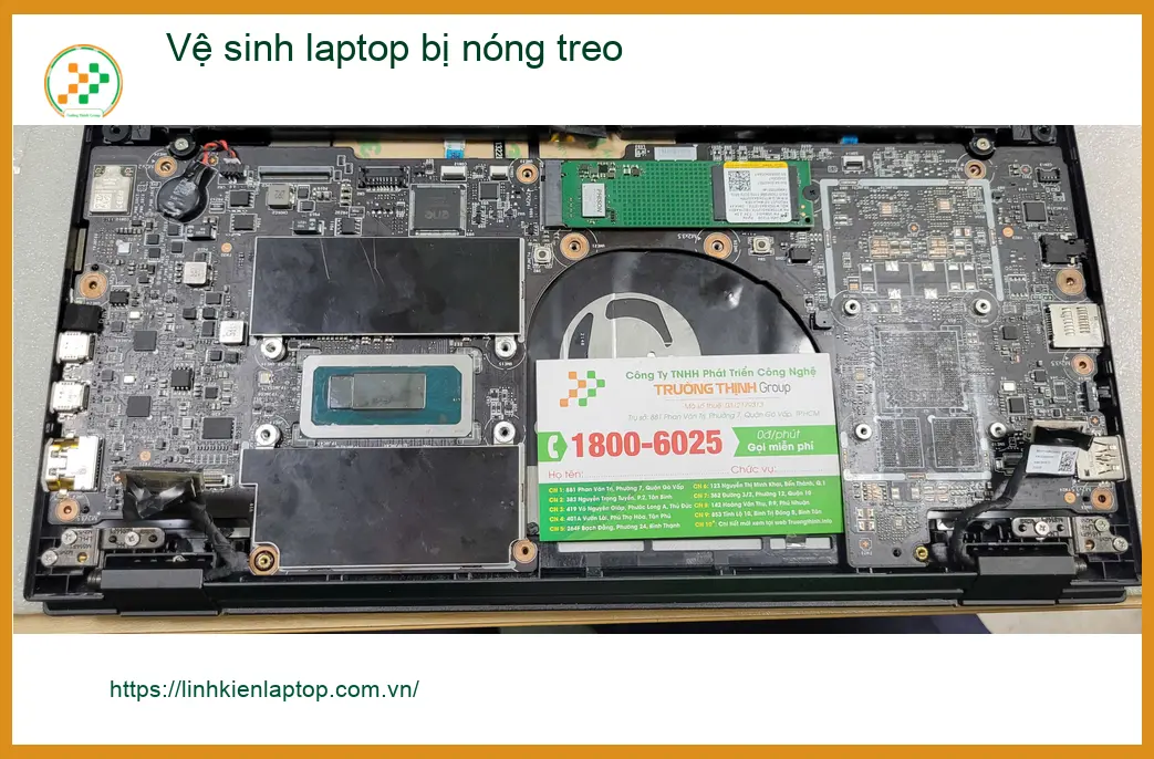 Anh Nhật lập trình viên lo laptop nóng treo: Dịch vụ vệ sinh lấy ngay Quận Bình Tân ảnh thực tế 2