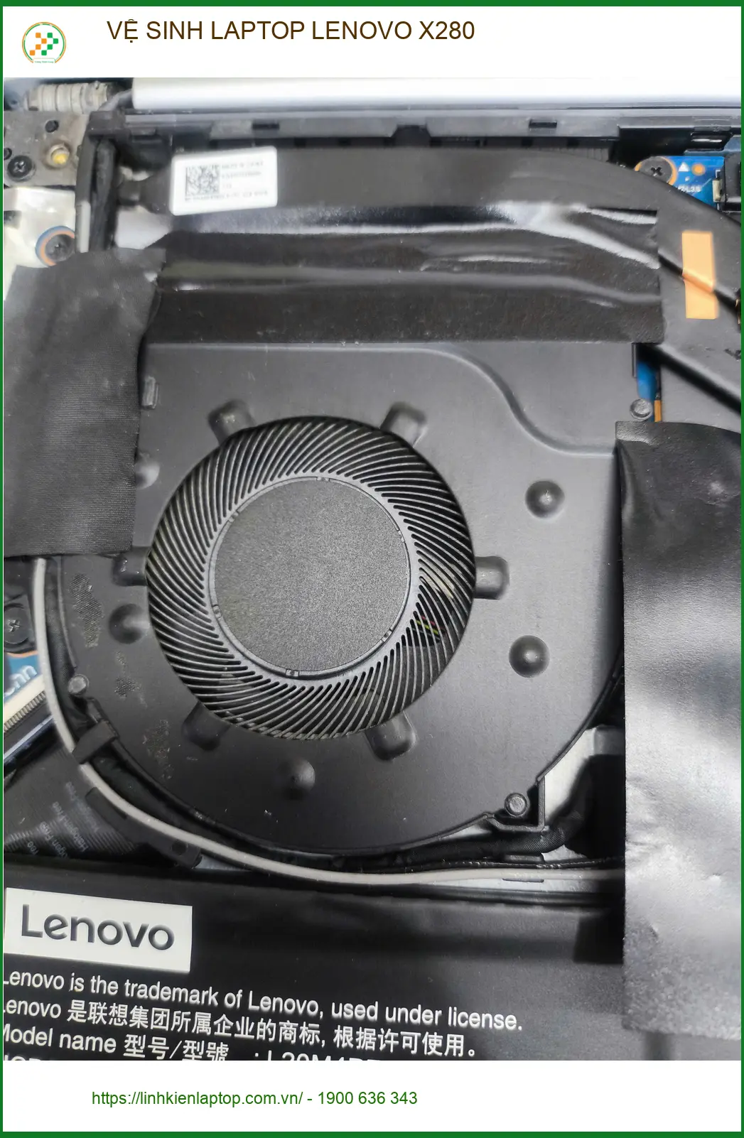 Cô Mai giáo viên vệ sinh Laptop Lenovo X280 Quận Gò Vấp ảnh thực tế 2