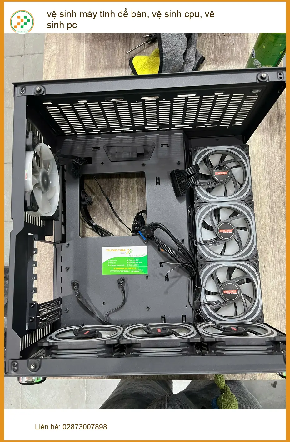 Dịch vụ vệ sinh PC, CPU giá rẻ Quận Bình Thạnh - Cô Mai tìm chỗ uy tín