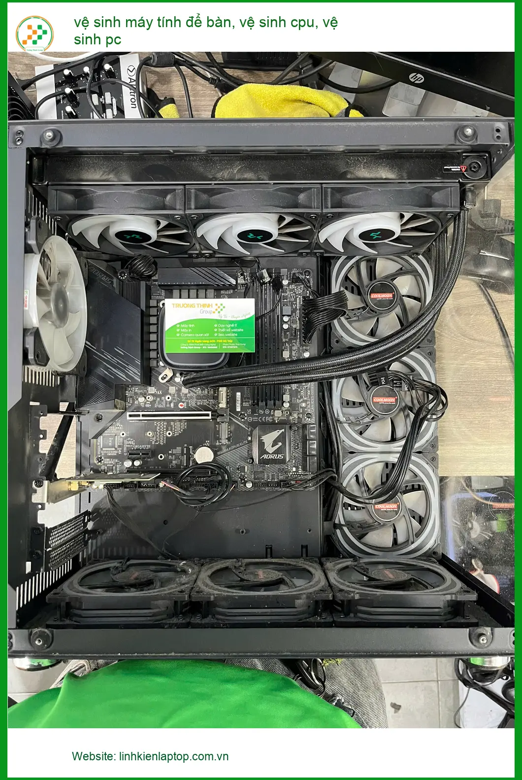 Dịch vụ vệ sinh PC, CPU giá rẻ Quận Bình Thạnh - Cô Mai tìm chỗ uy tín ảnh thực tế 1