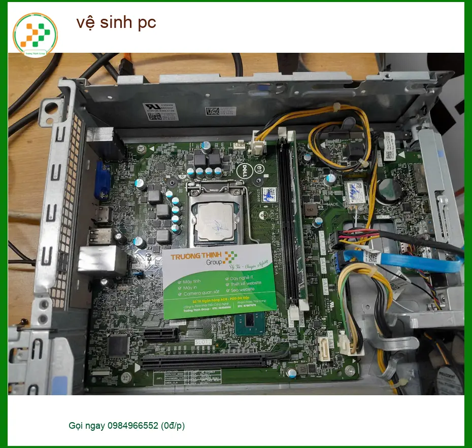 Anh Quân lập trình viên khó chịu vì máy nóng - Dịch vụ vệ sinh pc Quận Thủ Đức lấy ngay ảnh thực tế 1