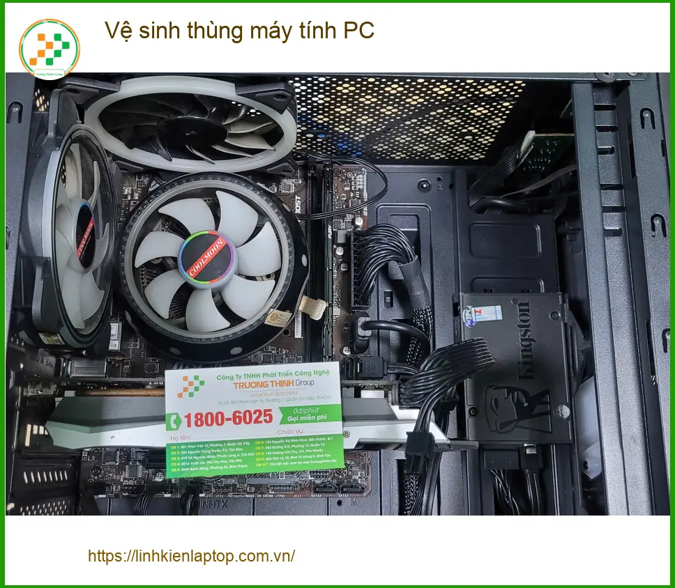 Anh Minh tìm nơi Vệ sinh thùng máy tính PC Quận Bình Tân giá sinh viên
