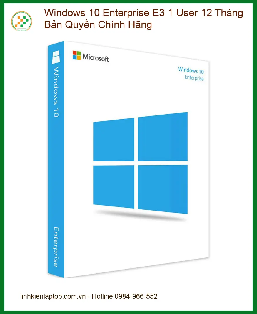 Windows 10 Enterprise E3 Bản Quyền - Cài Nhanh Tại Shop TPHCM Giá Rẻ