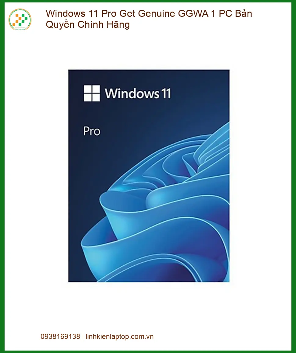 Windows 11 Pro Bản Quyền Chính Hãng - Cài Đặt Tận Nơi TPHCM | Nhanh, Giá Rẻ