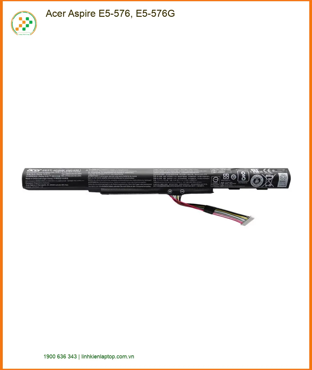 Pin Laptop ACER E5-576G - Thay Lấy Liền Tại Trung Tâm TPHCM
