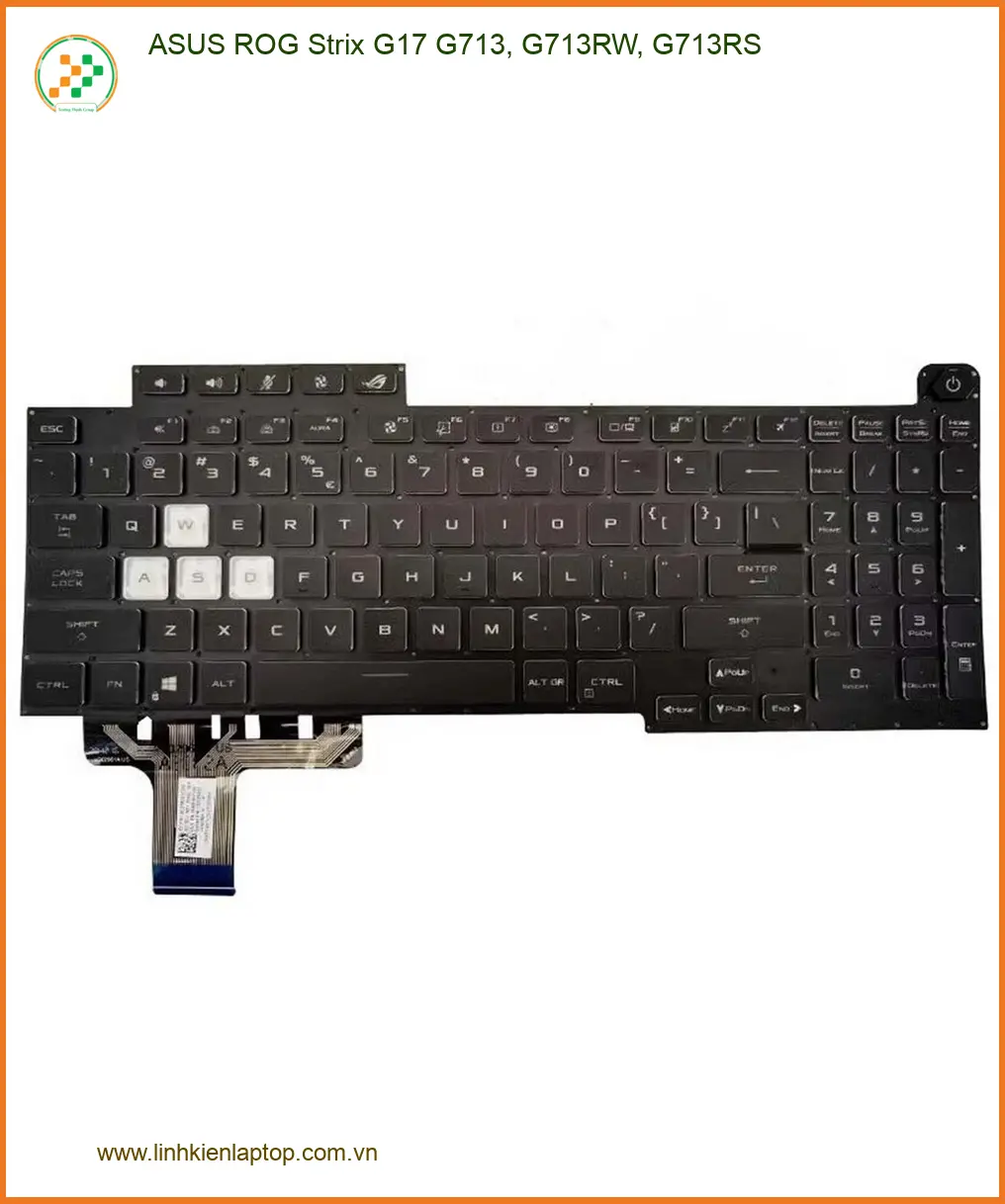 Bàn phím Laptop ASUS ROG Strix G17 - Thay tại cửa hàng | Giá rẻ TPHCM
