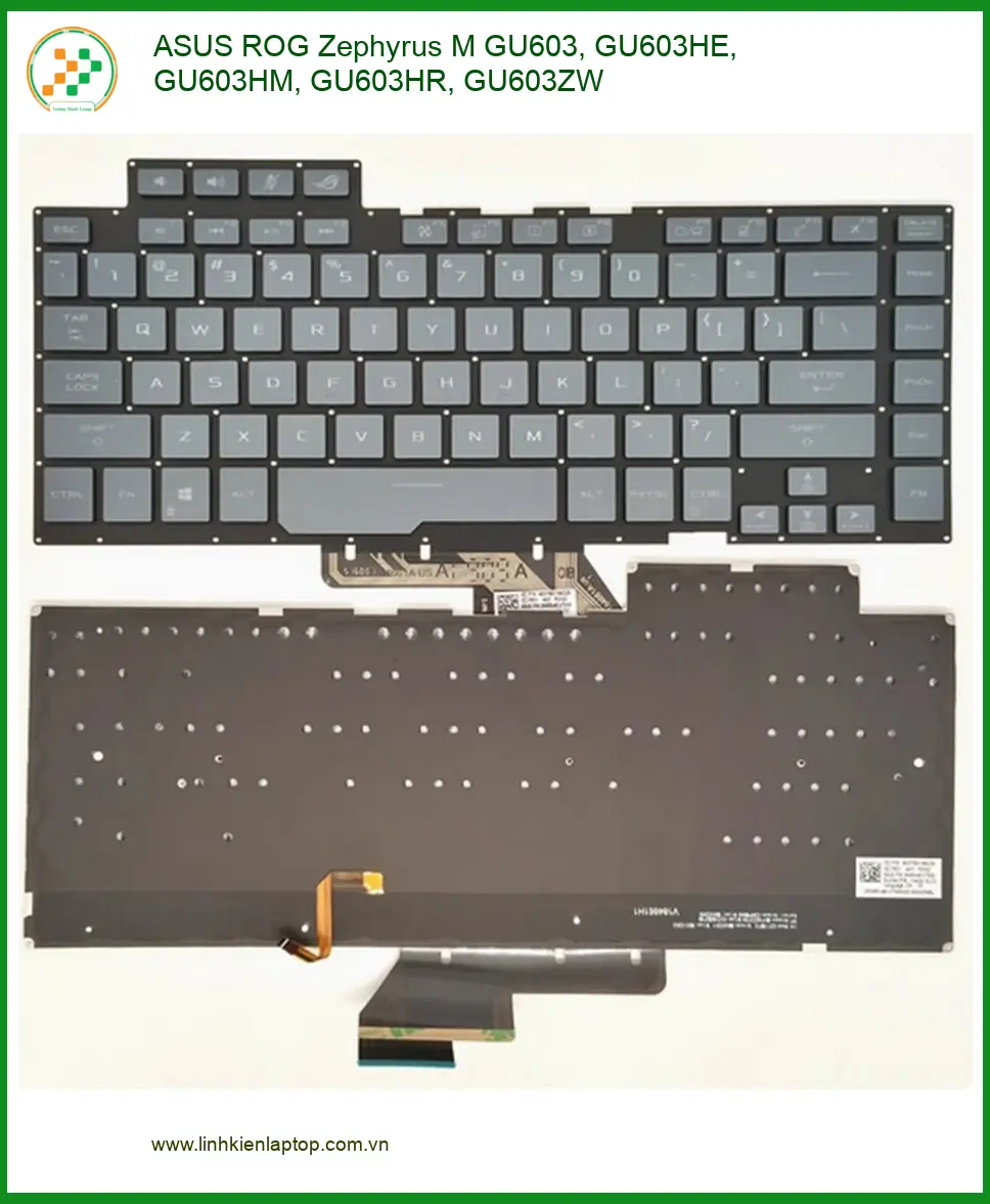 Bàn phím Laptop ASUS ROG Zephyrus M GU603 - Thay nhanh tại TPHCM giá tốt