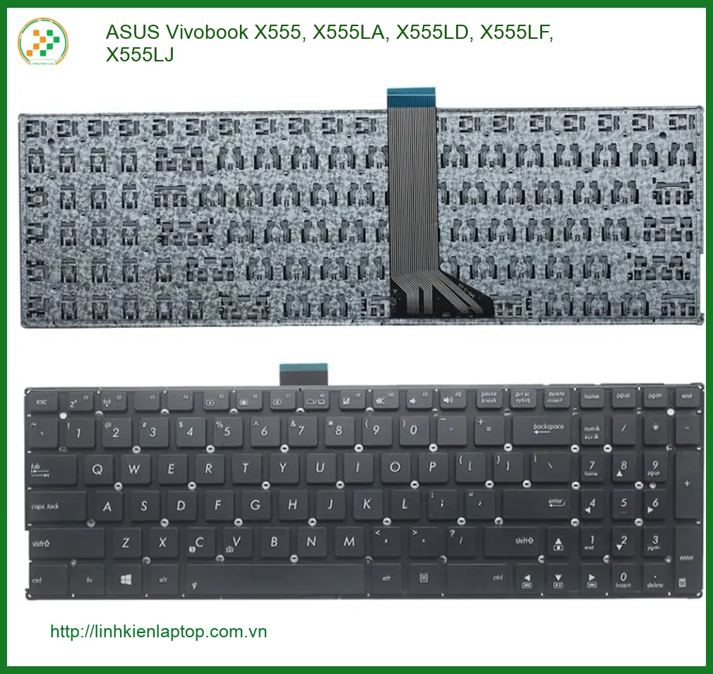 Bàn Phím Laptop ASUS Vivobook X555 - Thay Mới Lấy Ngay TPHCM Giá Tốt