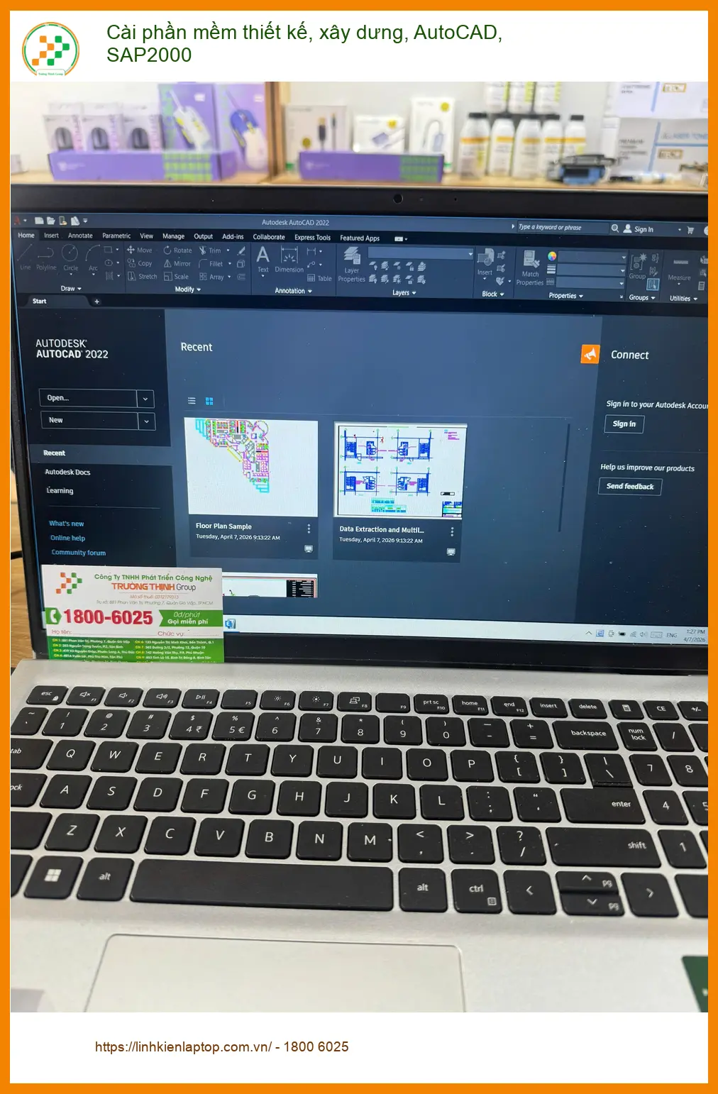 Nơi cài AutoCAD, SAP2000 Quận Tân Bình giá rẻ - Anh Quân kỹ sư xây dựng tìm ảnh thực tế 2