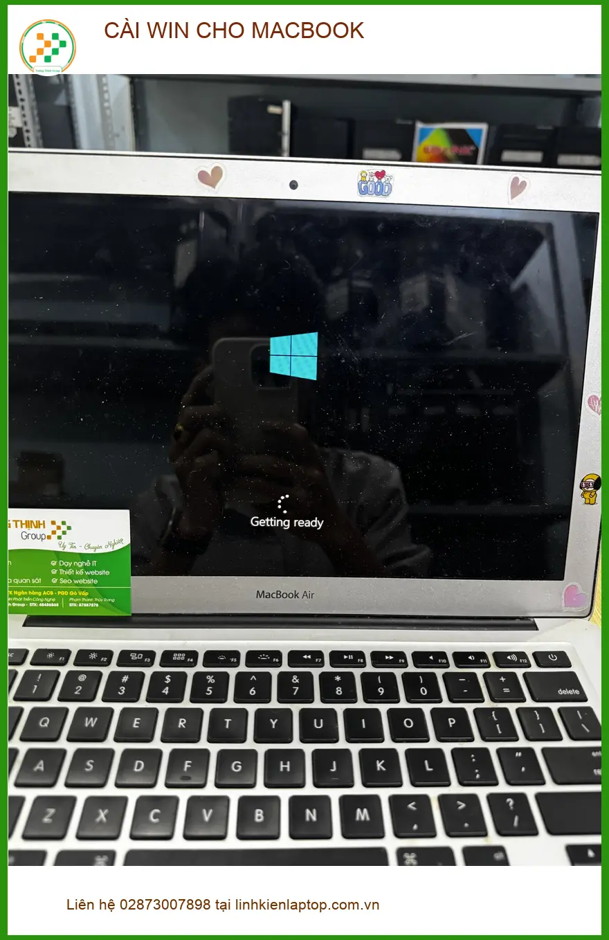 Anh Kiên lập trình viên ở Quận 10 tìm chỗ cài Win cho MacBook uy tín ảnh thực tế 1