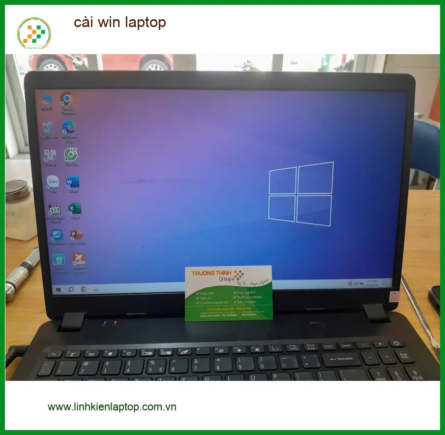 Chị Mai kinh doanh online review dịch vụ cài win laptop Quận Thủ Đức ảnh thực tế 1