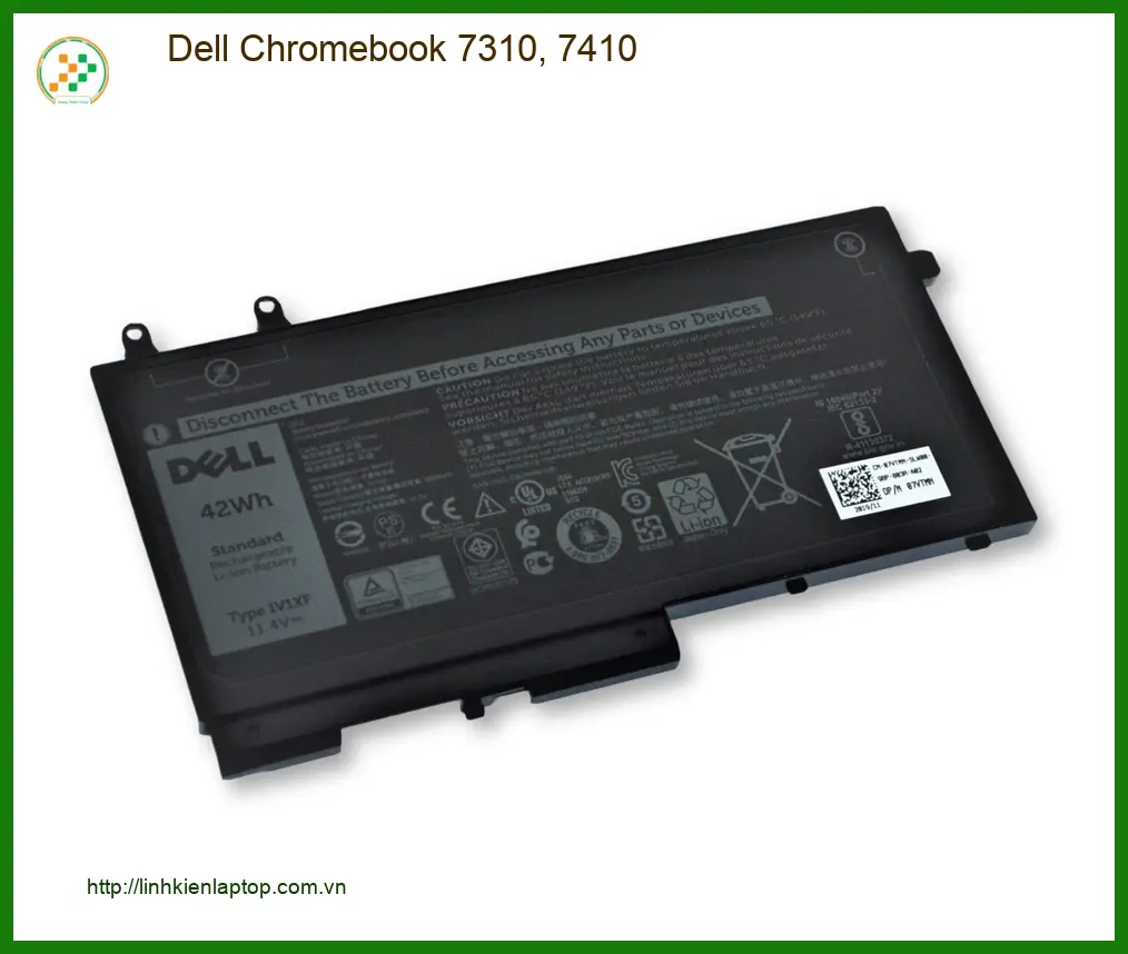 Pin Laptop DELL Chromebook 7310 7410 - Thay Pin Nhanh, Lấy Ngay TPHCM