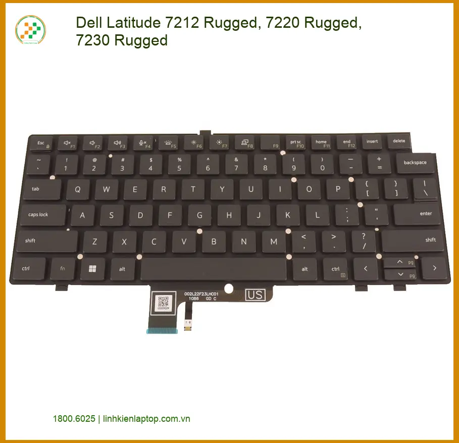 Bàn phím Laptop DELL Latitude 7212 7220 7230 - Trung Tâm Thay Nhanh Gần Đây