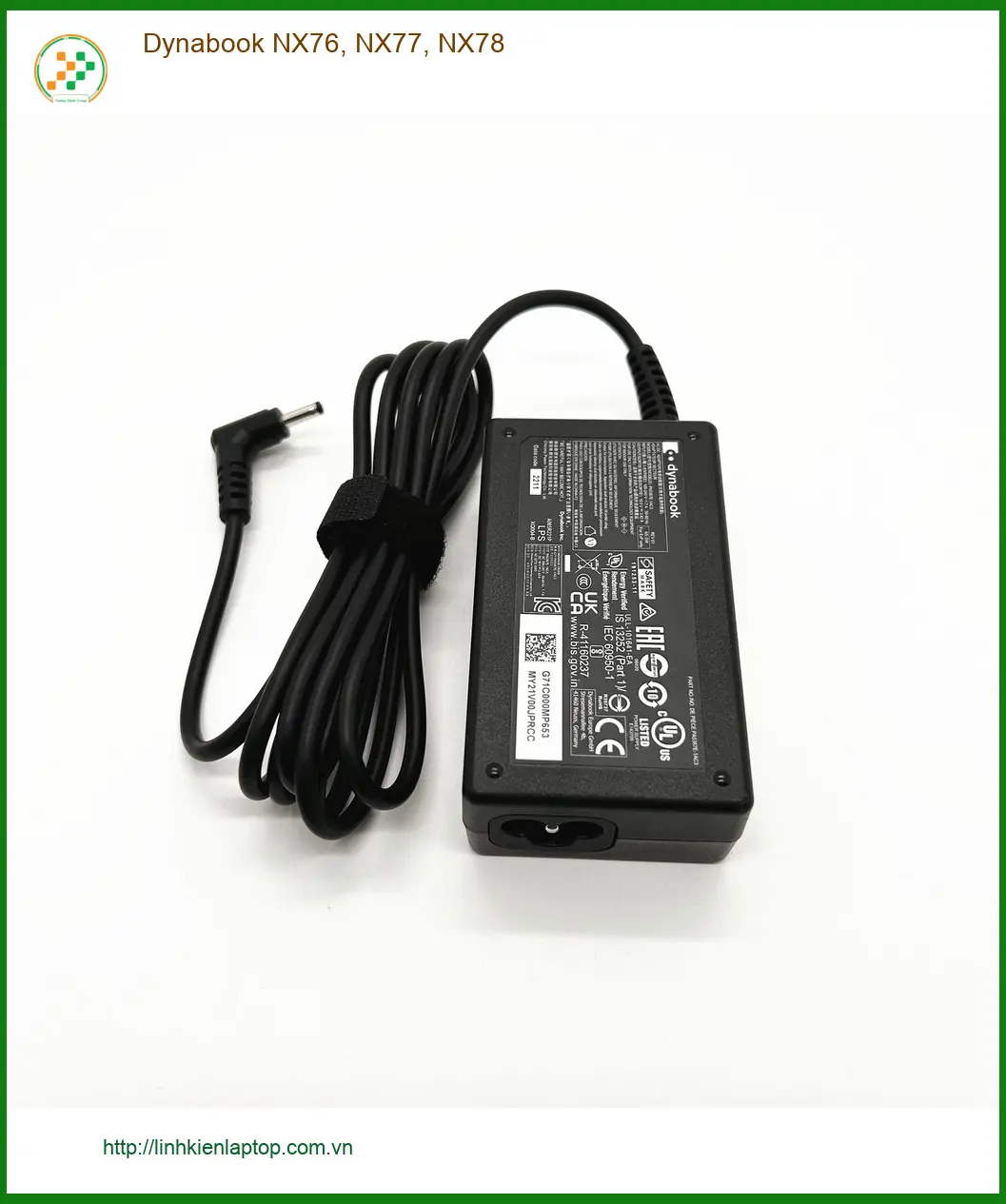 Sạc Laptop Dynabook NX76, NX77, NX78 - Thay Sạc Nhanh TPHCM - Giá Rẻ