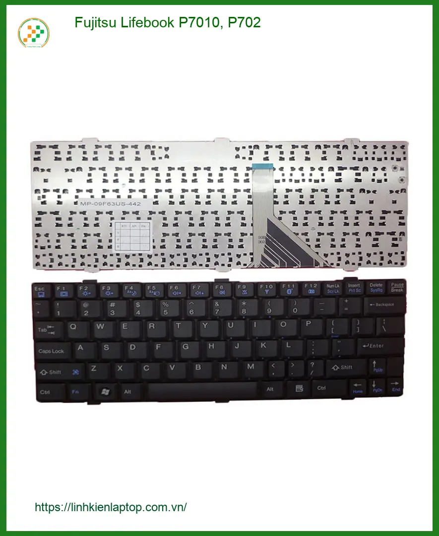 Bàn phím Laptop Fujitsu Lifebook P7010, P702 - Thay Nhanh TPHCM Giá Rẻ