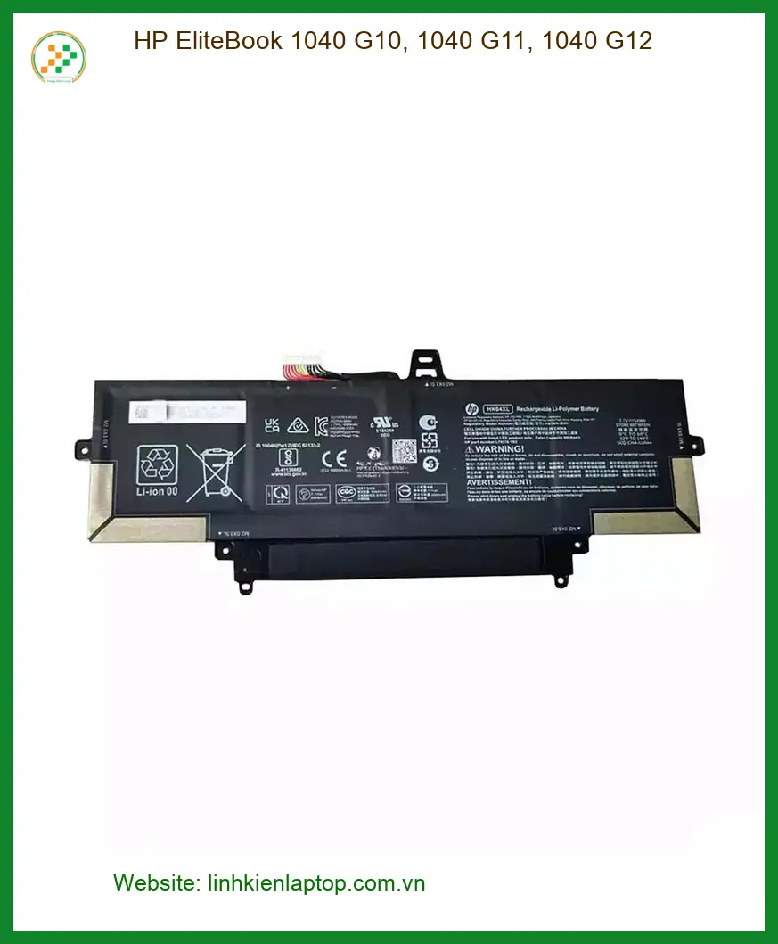 Pin Laptop HP EliteBook 1040 G10 G11 G12 | Thay Lắp Tận Nơi TPHCM - Uy Tín Giá Rẻ