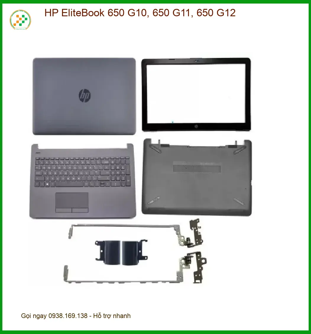 Vỏ Laptop HP EliteBook 650 G10, G11, G12 - Thay Lấy Liền Giá Rẻ TPHCM