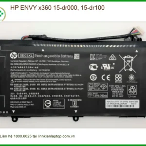 Pin Laptop HP ENVY x360 15-dr000, 15-dr100 - Thay Lấy Ngay Tại Trung Tâm TPHCM