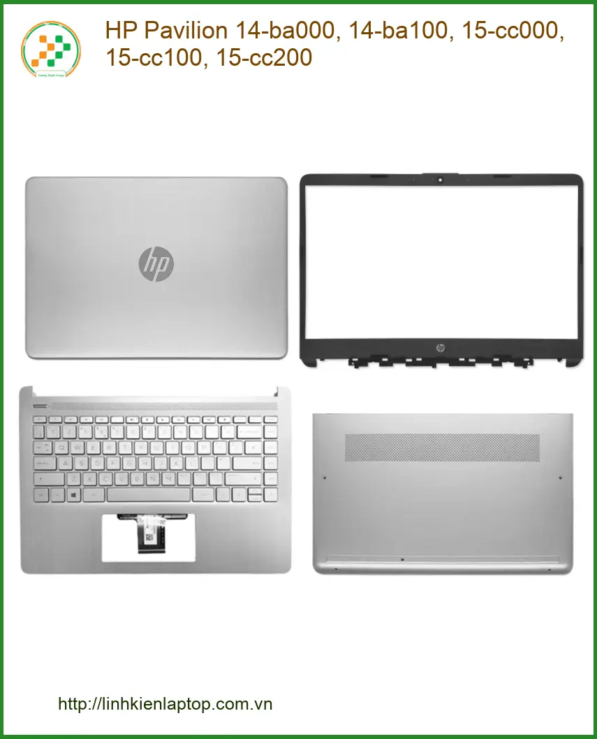 Vỏ Laptop HP Pavilion 14-ba, 15-cc - Thay mới giá rẻ tại TPHCM