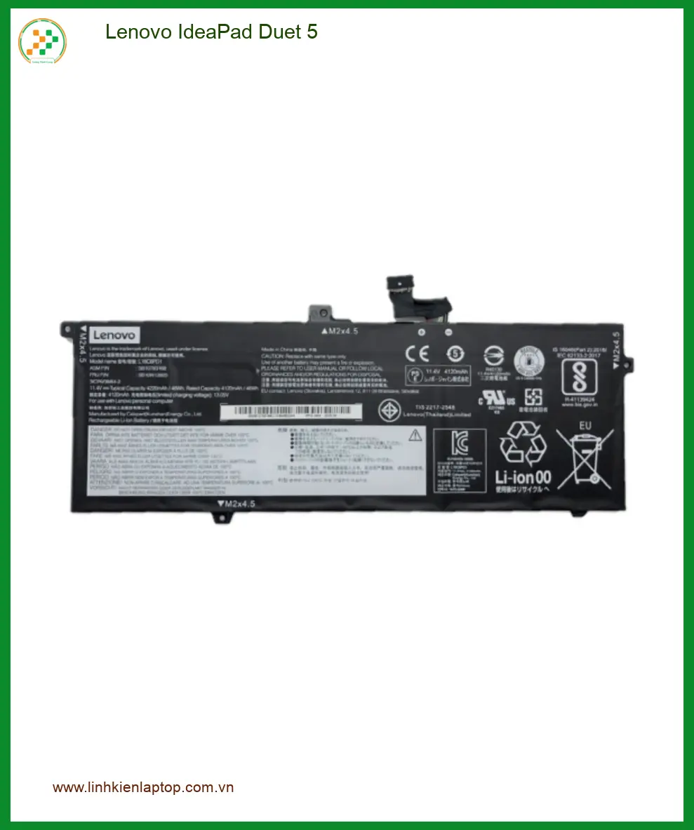 Pin Laptop Lenovo IdeaPad Duet 5 - Thay Mới Lấy Liền Tại Cửa Hàng Gần Nhất TPHCM