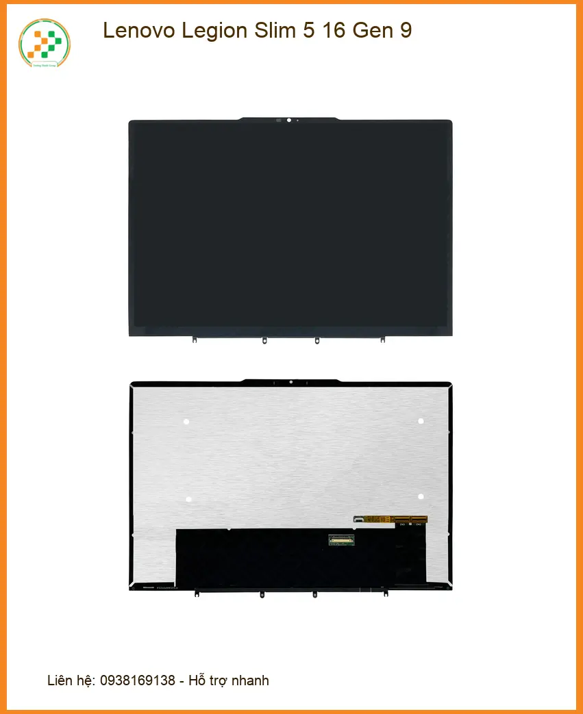 Màn hình Laptop Lenovo Legion Slim 5 16 Gen 9 - Thay Lấy Liền Tại TPHCM