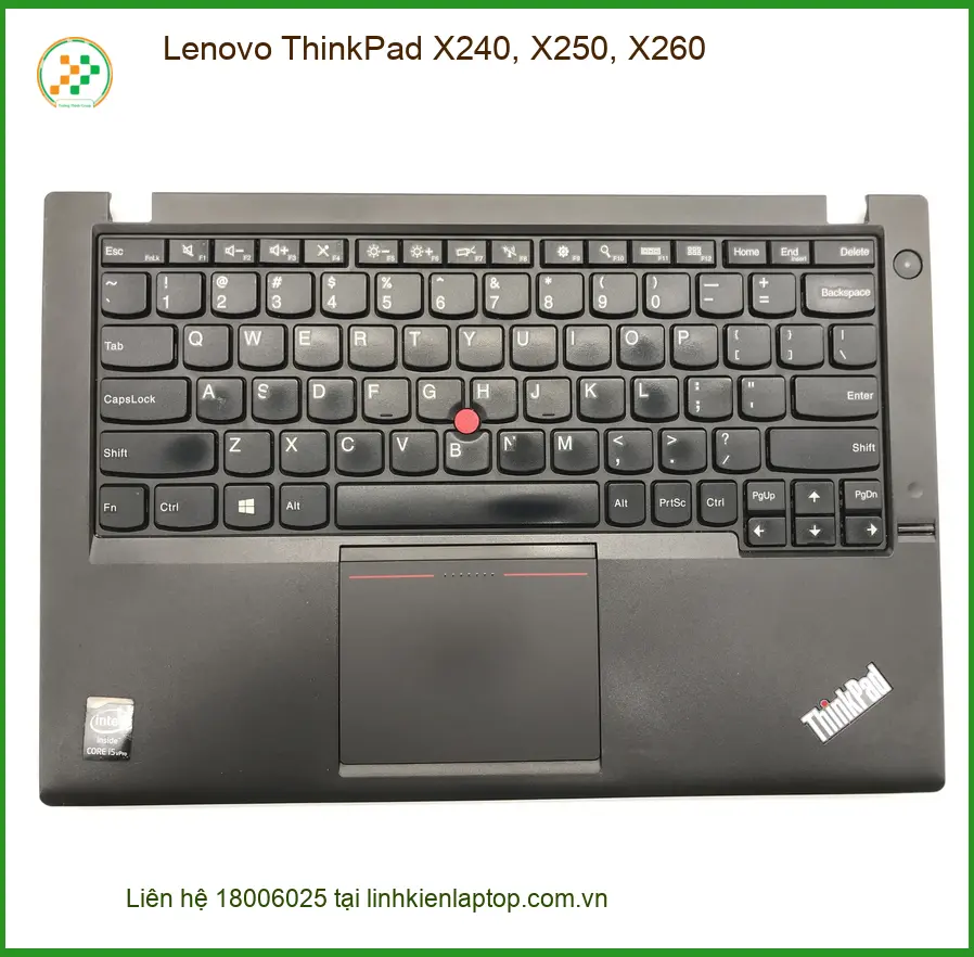 Bàn phím Laptop Lenovo ThinkPad X240 X250 X260 - Thay Lấy Liền - Giá Rẻ TPHCM