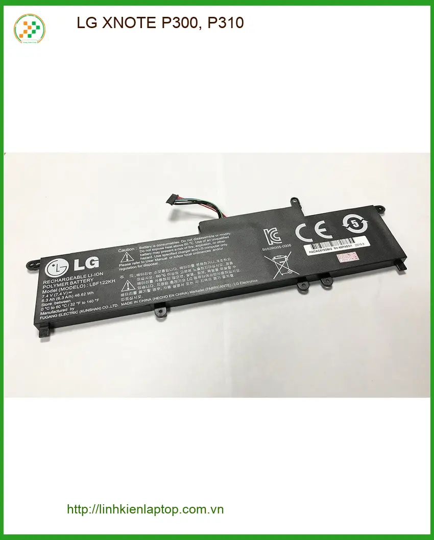 Pin Laptop LG XNOTE P300, P310 - Thay Nhanh Trong Ngày Tại TPHCM