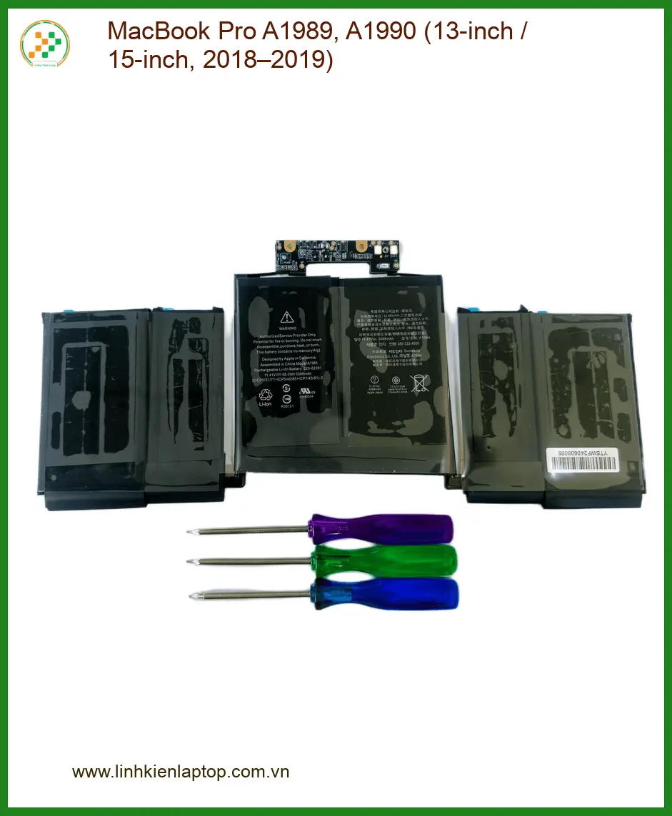 Pin Laptop APPLE MacBook Pro A1989 A1990 - Thay Pin Nhanh TPHCM
