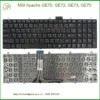 Bàn phím Laptop MSI Apache GE70, GE72, GE73, GE75 - Thay Lấy Liền TPHCM