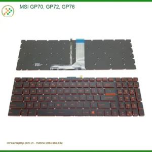 Bàn phím Laptop MSI GP70, GP72, GP76 - Thay Lấy Ngay | Giá Rẻ TPHCM