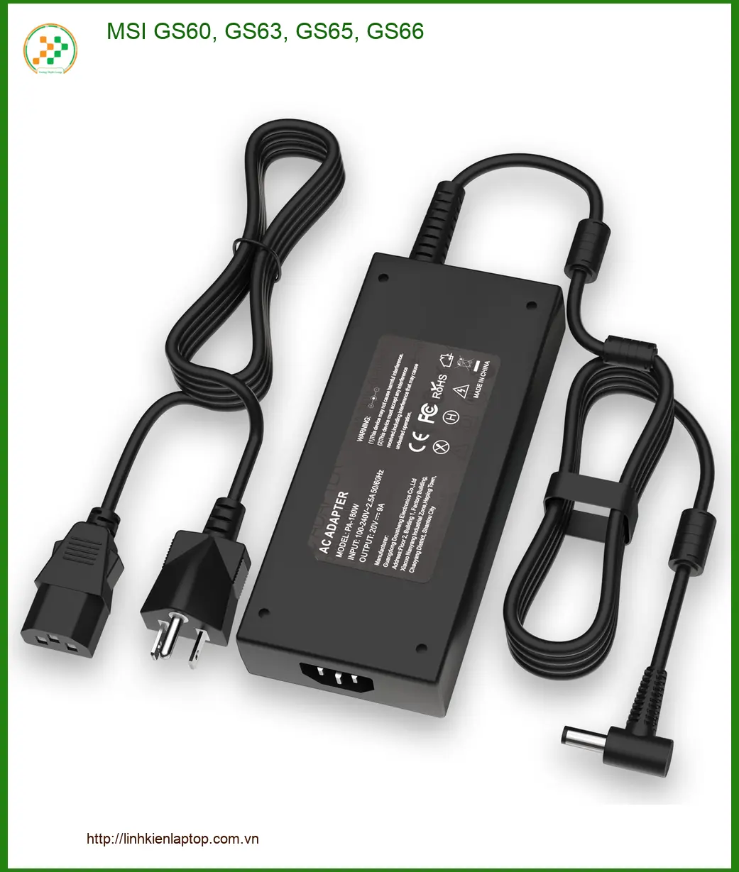 Sạc Laptop MSI GS60, GS63, GS65, GS66 - Có Hàng TPHCM Giao Nhanh