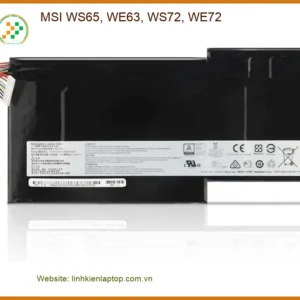Pin Laptop MSI WS65, WE63, WS72, WE72 - Thay Lấy Liền Giá Rẻ TPHCM