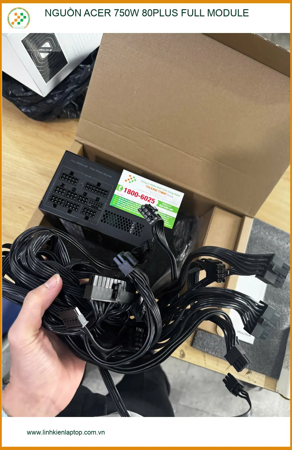 Chị Thảo tìm chỗ thay NGUỒN ACER 750W 80PLUS FULL MODULE Quận 10 ảnh thực tế 1