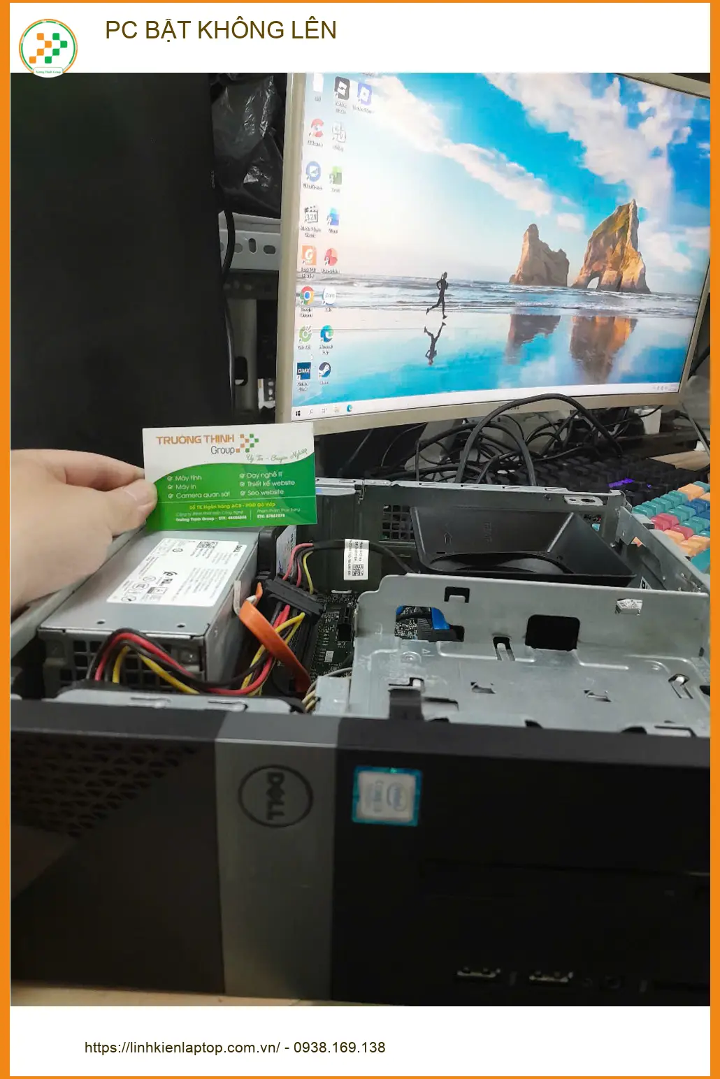 Anh Tân ở Quận Thủ Đức và ca khắc phục PC bật không lên nhanh chóng ảnh thực tế 1