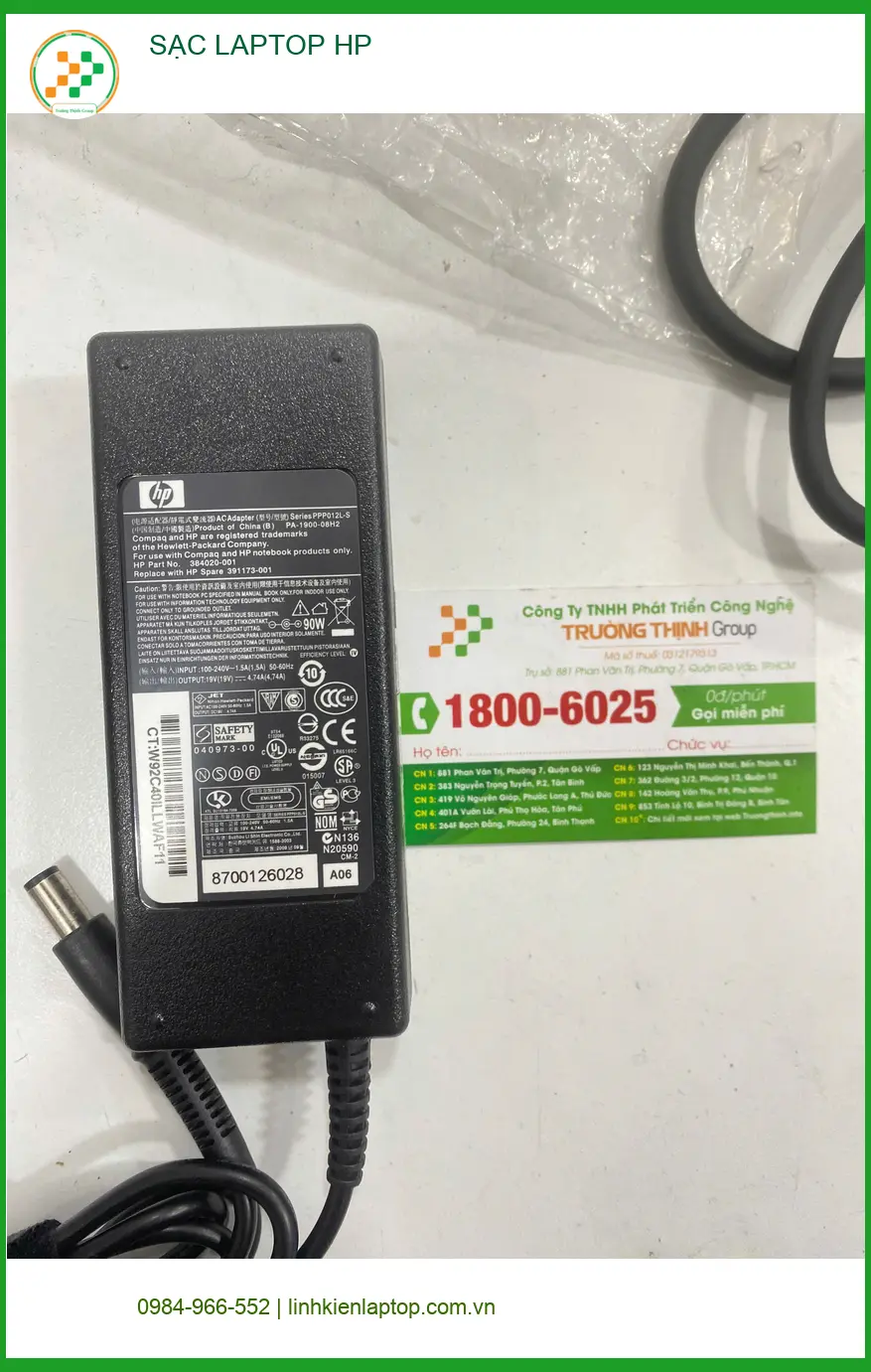 Cửa hàng Sạc Laptop HP Quận Gò Vấp lấy ngay - Chị Mai nhân viên văn phòng tìm kiếm ảnh thực tế 2