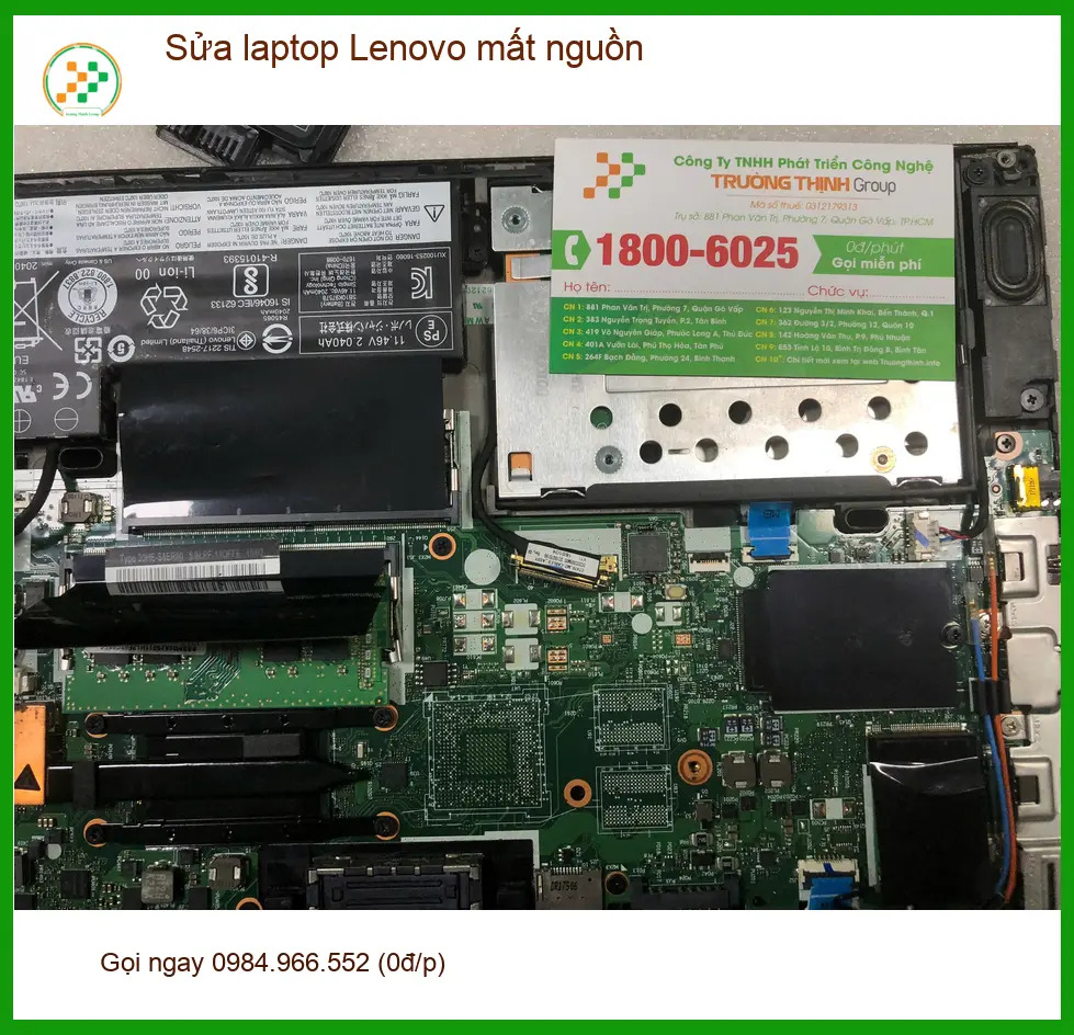 Anh Khang tìm trung tâm sửa laptop Lenovo mất nguồn Quận Bình Tân uy tín ảnh thực tế 1
