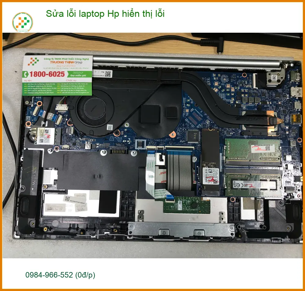 Anh Quân cần sửa laptop Hp lỗi hiển thị ở Quận Bình Tân - Lấy liền ảnh thực tế 1