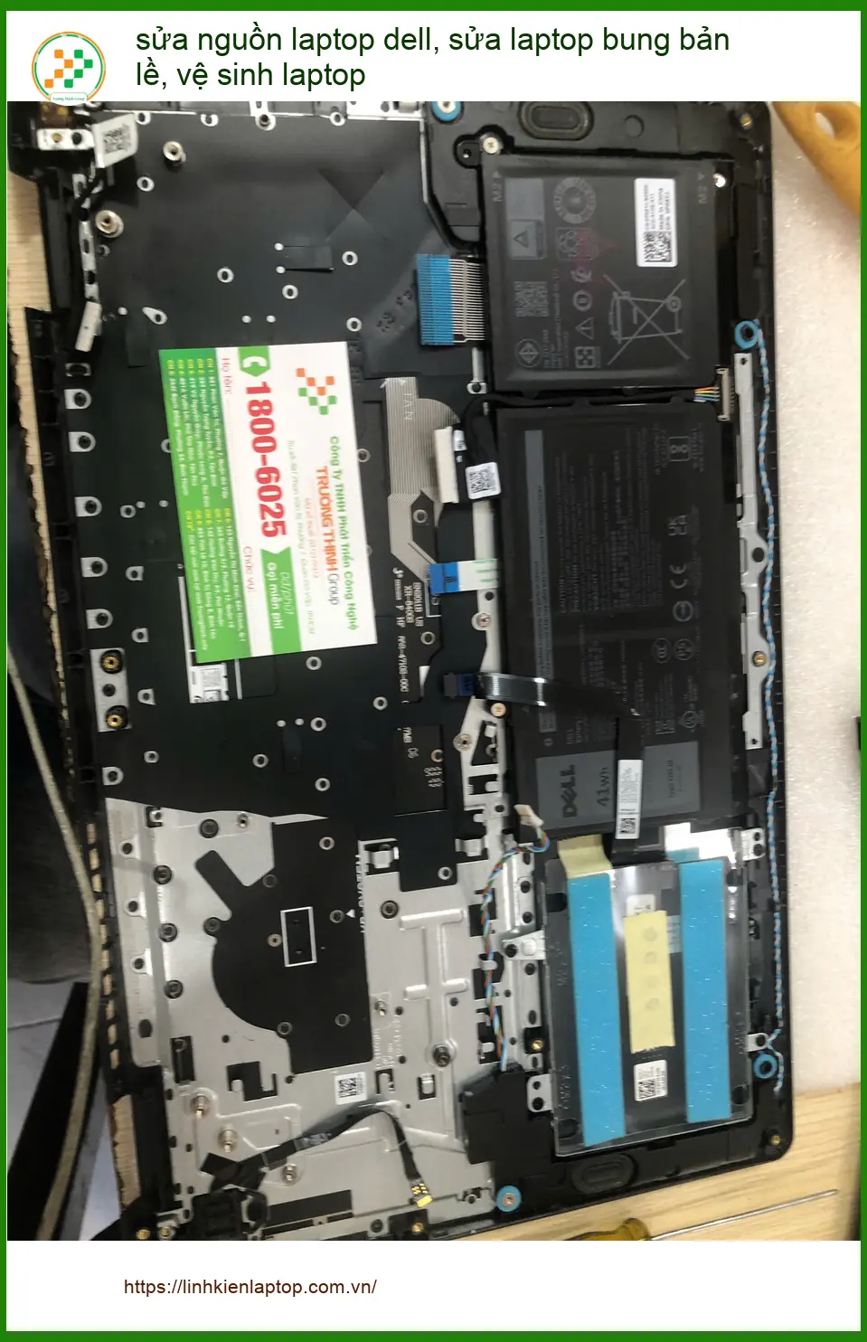 Dịch vụ sửa nguồn laptop Dell uy tín Quận Bình Thạnh - Chú Bảy chủ quán cafe review ảnh thực tế 2