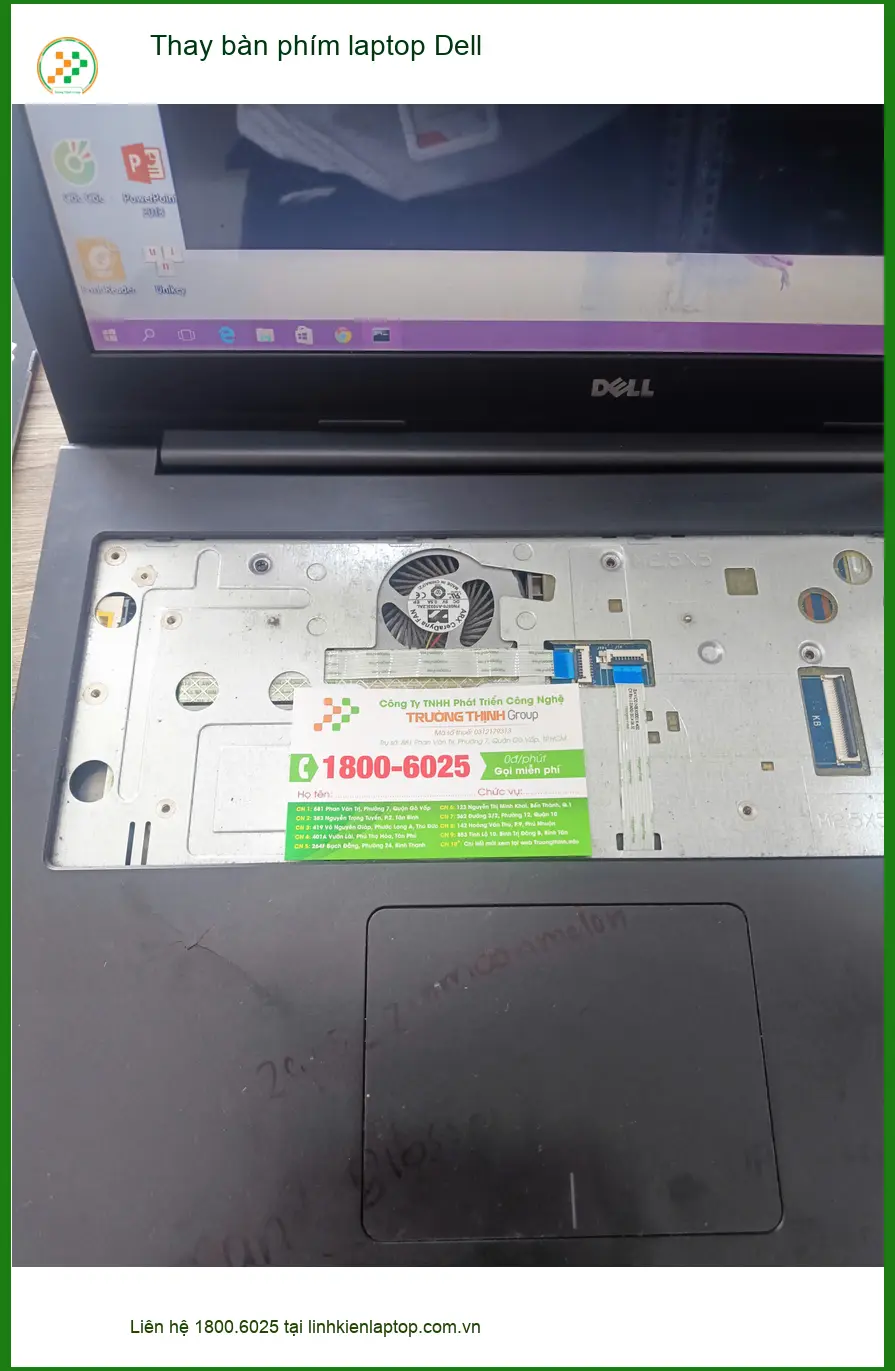 Anh Khoa lập trình viên thay bàn phím laptop Dell Quận Tân Phú - Nơi sửa uy tín ảnh thực tế 1