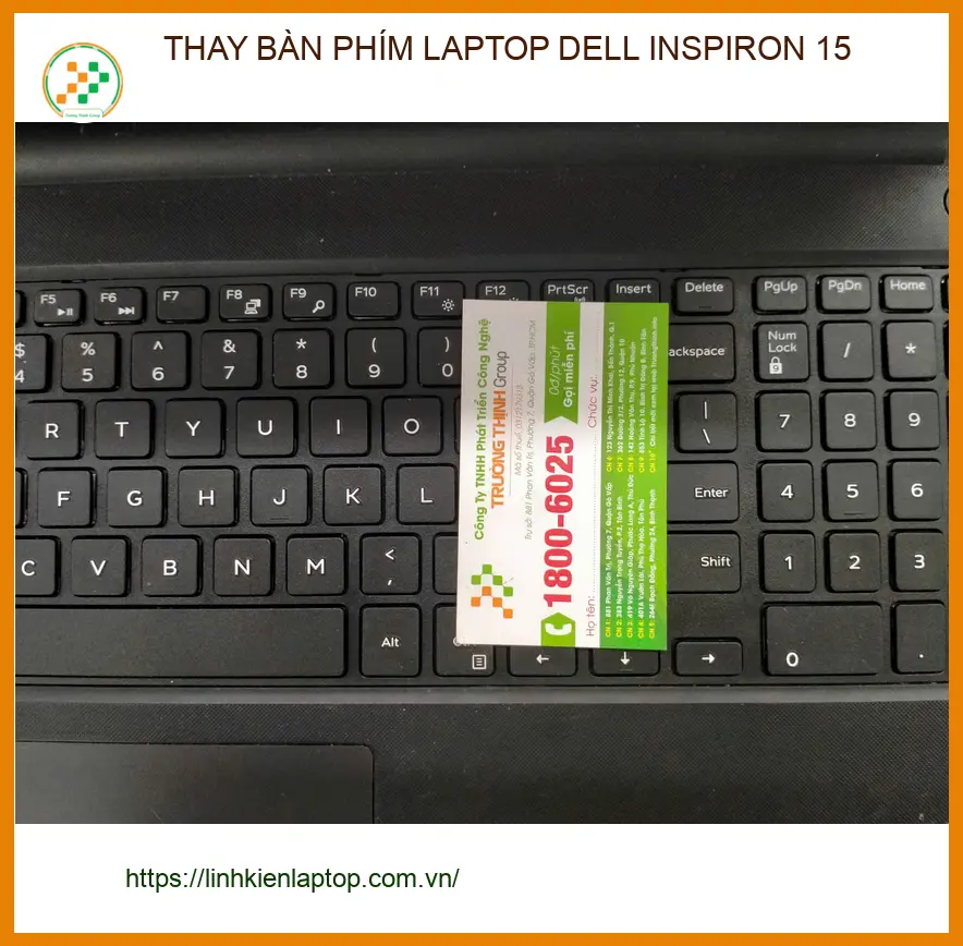 Anh Nam thay bàn phím laptop Dell Inspiron 15 Quận 12 giá tốt ảnh thực tế 2