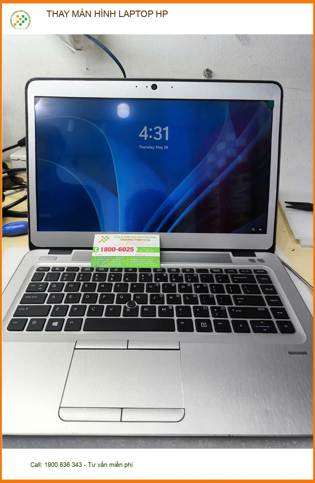 Anh Khôi cần thay màn hình laptop HP ở Gò Vấp - Uy tín, lấy ngay trong 30 phút ảnh thực tế 1