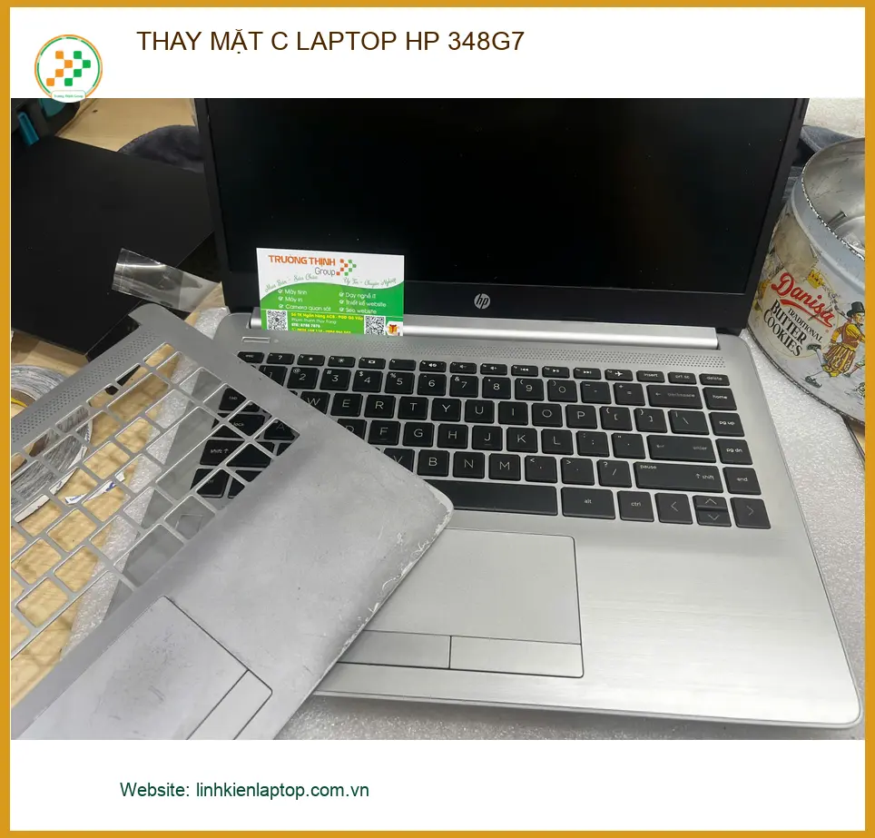 Trung tâm thay mặt C laptop HP 348G7 Quận Gò Vấp - Cô Mai đánh rơi ảnh thực tế 1