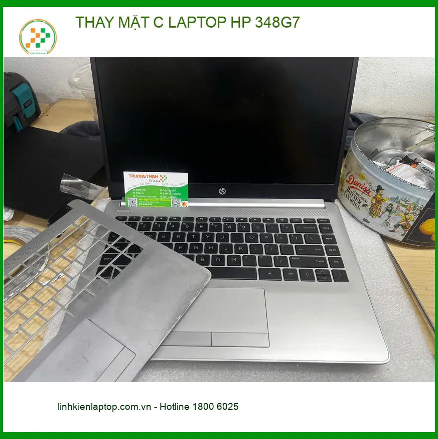 Trung tâm thay mặt C laptop HP 348G7 Quận Gò Vấp - Cô Mai đánh rơi ảnh thực tế 2