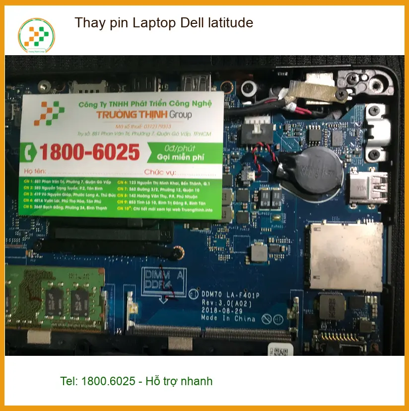 Anh Minh Khôi cần thay pin Laptop Dell latitude ở Quận Bình Tân - Tìm dịch vụ nào? ảnh thực tế 1