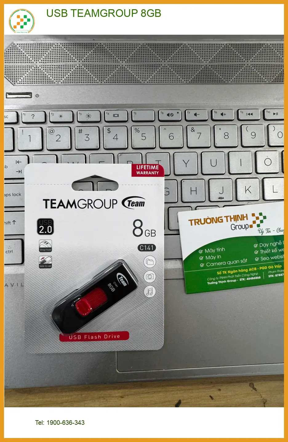 Chị An tìm địa điểm bán USB TEAMGROUP 8GB Quận 10 uy tín ảnh thực tế 1