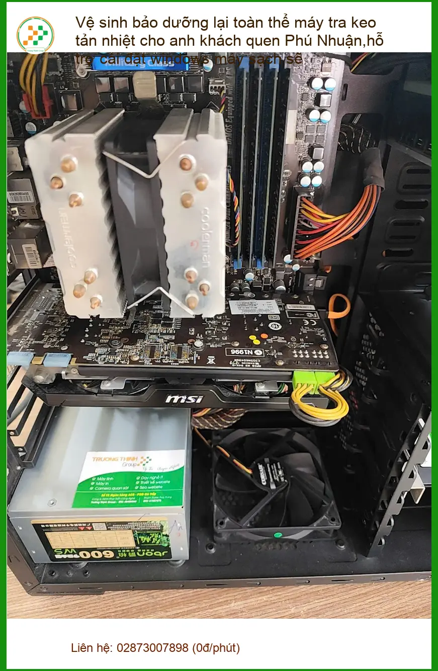 Anh Kiên ở Phú Nhuận tìm chỗ vệ sinh, cài Windows máy tính giá tốt ảnh thực tế 1