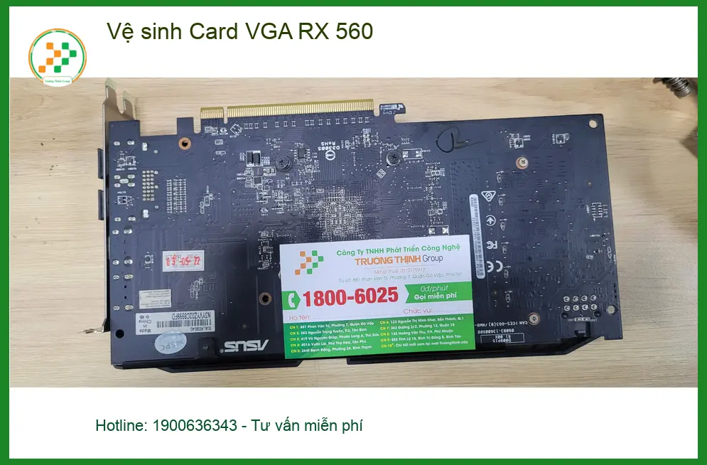 Bác Hùng review - Tiệm vệ sinh card vga rx 560 Quận Bình Tân lấy ngay ảnh thực tế 1