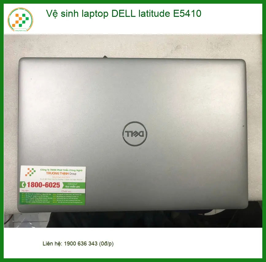 Vệ sinh laptop DELL latitude E5410 Quận Bình Tân - Chú Hùng lái xe đánh giá ảnh thực tế 1