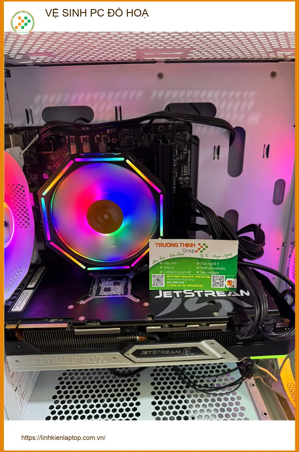 Anh Đạt ở Quận 9 cần vệ sinh PC đồ họa - Dịch vụ uy tín lấy ngay ảnh thực tế 1