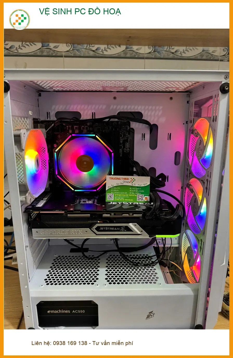 Anh Đạt ở Quận 9 cần vệ sinh PC đồ họa - Dịch vụ uy tín lấy ngay ảnh thực tế 2